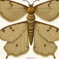 Forest tent caterpillar moth