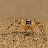 Furrow Spider (Larinioides cornutus)