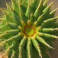 Ferocactus rectispinus (Straight-Spined Barrel)