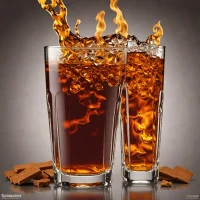 Flaming Dr. Pepper