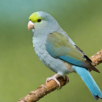 Grey Parrotlet (Psittaculirostris leucopsarius)