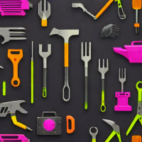 Gardman 2-Wheeled Garden Cart with Handle