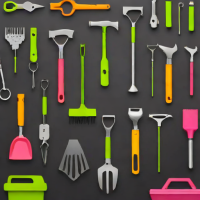 Gardman 2-Wheeled Garden Cart with Lock