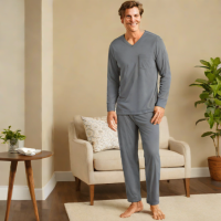 Goodthreads Men's Jersey Knit Pajama Set