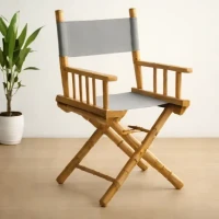 Handcrafted Bamboo Director's Chair