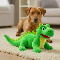 Hyper Pet Doggie Dino Squeaky Toy