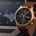 Hamilton Khaki Field Quartz (Black Dial, Brown Strap)