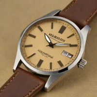 Hamilton Khaki Field Quartz 38mm Beige Dial with Leather Strap