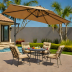 Havana Designs 10-Foot Cantilever Patio Umbrella