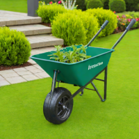 HomeLabs Heavy Duty Wheelbarrow