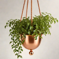 Haws Hanging Planter - Copper