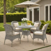 Hampton Bay Cape Cod 5-Piece Wicker Bistro Set