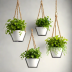 Honyony Hanging Planters Set of 4