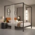 Industrial Metal Canopy Bed