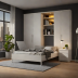 IKEA HEMNES Folding Bed with Storage