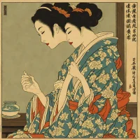 Ito Shinsui, Before the Mirror