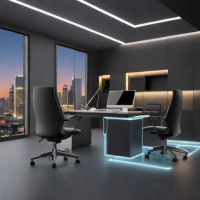 Jarvis Bamboo L-Shaped Desk