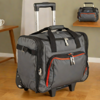 JWorld New York Sunrise Carry-On Rolling Duffel Bag