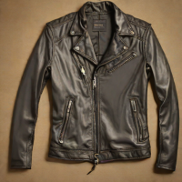 John Varvatos Leather Jacket - Zander