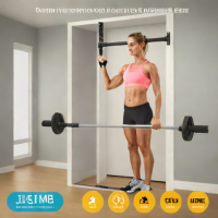 JBM Fitness Doorway Pull Up Bar