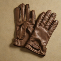 John Varvatos Leather Driver Gloves