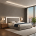 King Koil Platform Bed with Integrated Lighting