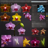 Kew Orchid Diversity Plates (Modern Focus)