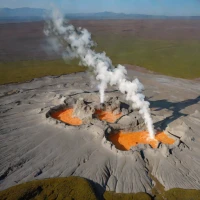 Karymsky fumaroles