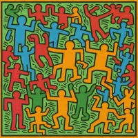 Keith Haring - Pop Shop II (1988)