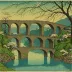 Kawase Hasui, Spring Evening at Kintai Bridge