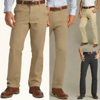 King Soveriegn Men's Classic Five-Pocket Chinos