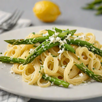 Lemon Ricotta Pasta with Asparagus