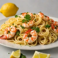 Lemon Garlic Shrimp Pasta