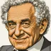 Levine caricature of Norman Mailer – David Levine