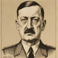 Low caricature of Hitler – David Low (1930s)
