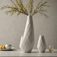Lyngby Rhombe Vase