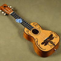 Luna Dragonfly Venango Concert Ukulele
