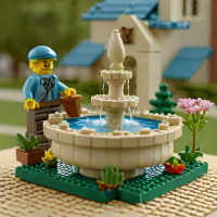 LEGO 10296 Fountain
