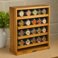 Lipper International Acacia Wood Spice Rack