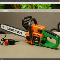 Lextron 10-Inch Corded Electric Chainsaw