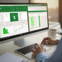 Microsoft Excel with Power Query and PivotTables