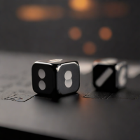 Matte Black Dice Set