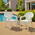 Merax 2-Piece Resin Patio Chair Set