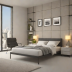 Minimalist Metal Platform Bed