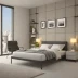 Minimalist Metal Platform Bed