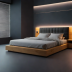 Minimalist Oak Platform Bed