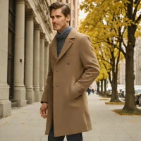 Macy's Bar III Wool Blend Overcoat