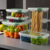 mDesign 6-Quart Clear Storage Containers (Set of 4)