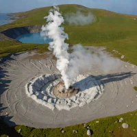 Mendeleev fumaroles