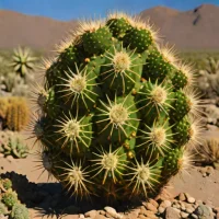 Many-headed Barrel (Echinocactus polycephalus)